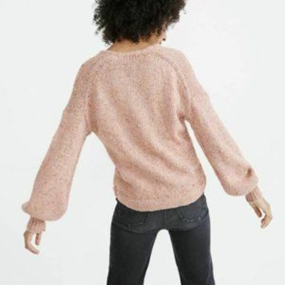 Madewell Wrap Front Beresford Wool Blend Sweater - Picture 2 of 6